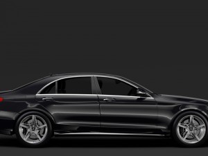 mercedes benz s 560 lang amg line v222 2018 3D 모델
