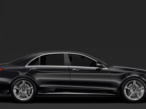 mercedes benz s 560 lang amg line v222 2018 3D Model