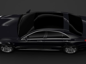 mercedes benz s 560 lang amg line v222 2018 3D 모델