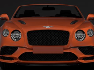 bentley continental supersport convertible 2018 3D मॉडल