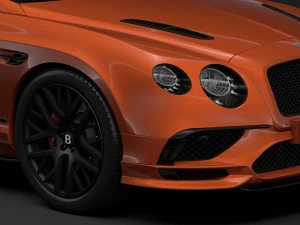 bentley continental supersport convertible 2018 3D Model