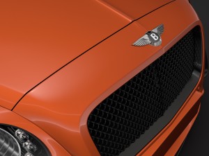 bentley continental supersport convertible 2018 Modelo 3D