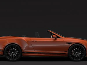 bentley continental supersport convertible 2018 3D Model
