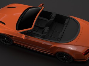 bentley continental supersport convertible 2018 Modelo 3D