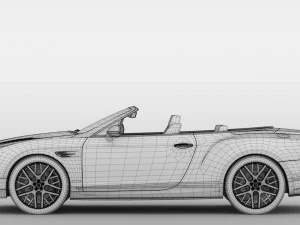 bentley continental supersport convertible 2018 3D Model