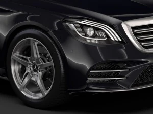 mercedes benz s 560 lang 4matic amg line w222 2018 3D Model