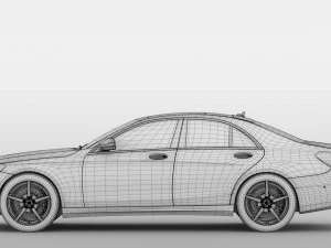 mercedes benz s 560 lang 4matic amg line w222 2018 3D Model