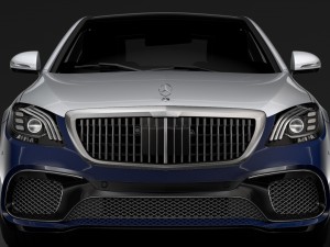 mercedes amg maybach s 65 x222 2019 3D Model