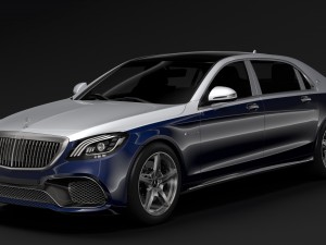 mercedes amg maybach s 65 x222 2019 3D मॉडल