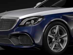 mercedes amg maybach s 65 x222 2019 3D मॉडल