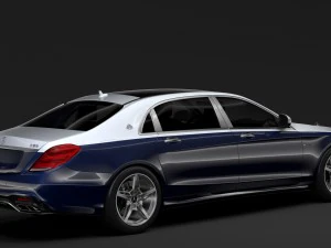 mercedes amg maybach s 65 x222 2019 3D Model