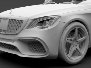 mercedes amg maybach s 65 x222 2019 3D मॉडल