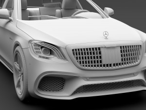 mercedes amg maybach s 65 x222 2019 3D मॉडल