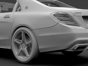 mercedes amg maybach s 65 x222 2019 3D मॉडल