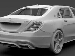 mercedes amg maybach s 65 x222 2019 3D मॉडल