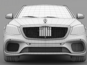 mercedes amg maybach s 65 x222 2019 3D मॉडल