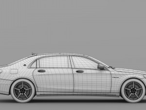 mercedes amg maybach s 65 x222 2019 3D मॉडल