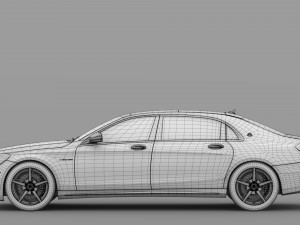 mercedes amg maybach s 65 x222 2019 3D मॉडल