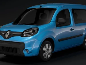 renault kangoo combi l2 2017 3D Model