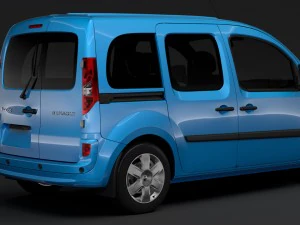 renault kangoo combi l2 2017 3D Model