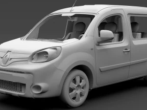 renault kangoo combi l2 2017 3D Model
