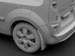 renault kangoo combi l2 2017 3D Model