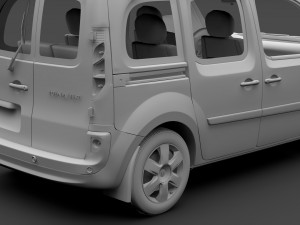 renault kangoo combi l2 2017 3Dモデル