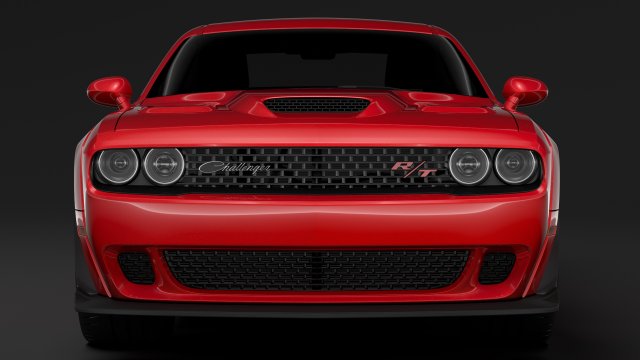 dodge challenger rt scat pack widebody lc 2019 Modelo 3D .c4d .max .obj .3ds .fbx .stl .blend 