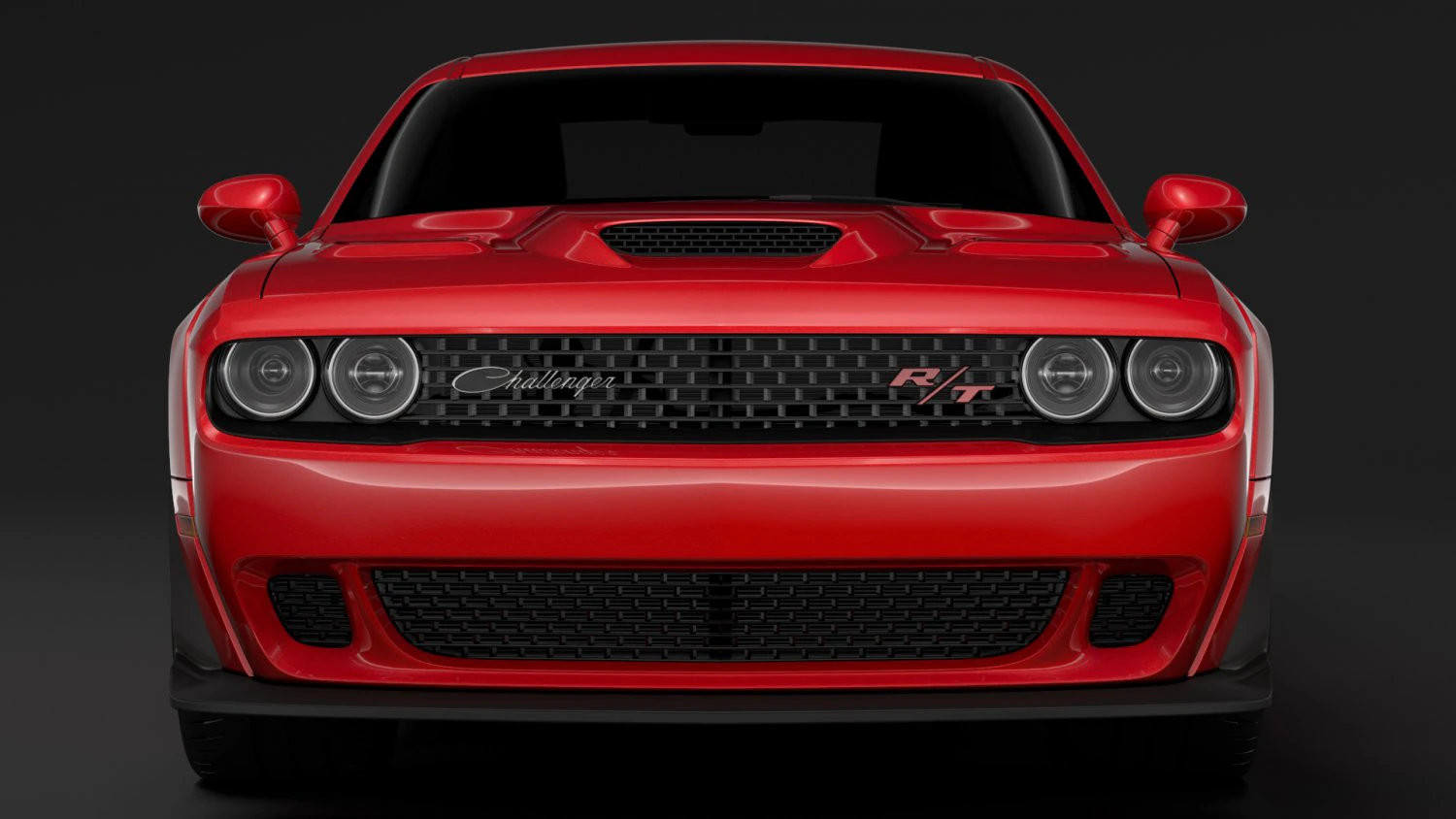 dodge challenger rt scat pack widebody lc 2019 3D Model .c4d .max .obj .3ds .fbx .stl .blend 