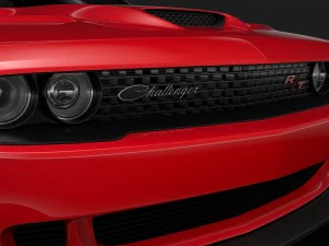dodge challenger rt scat pack widebody lc 2019 3D Model