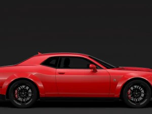 dodge challenger rt scat pack widebody lc 2019 3D Model