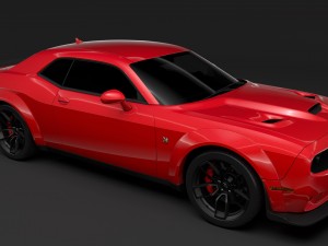 dodge challenger rt scat pack widebody lc 2019 Modelo 3D