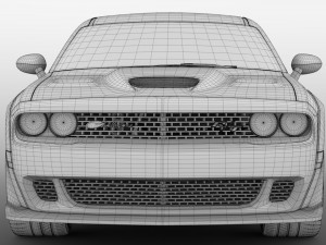 dodge challenger rt scat pack widebody lc 2019 Modelo 3D