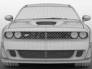 dodge challenger rt scat pack widebody lc 2019 3D Model