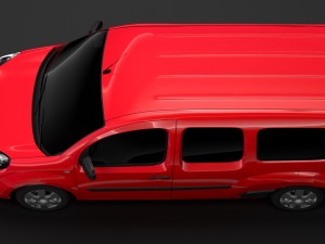 renault kangoo combi l3 2017 Model 3D