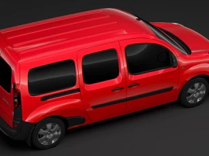 renault kangoo combi l3 2017 3D Model