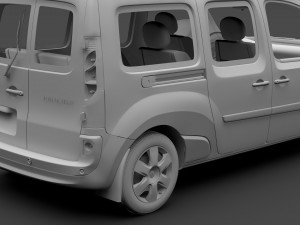 renault kangoo combi l3 2017 Model 3D
