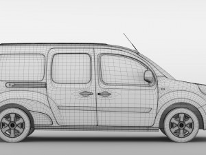 renault kangoo combi l3 2017 Model 3D