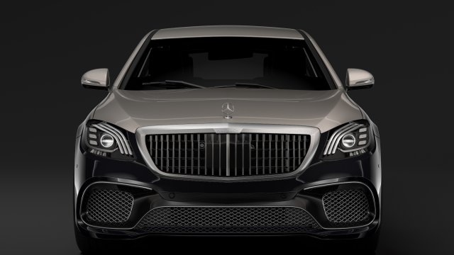 mercedes amg maybach s 65 pullman vv222 2019 Modelo 3D .c4d .max .obj .3ds .fbx .stl .blend 