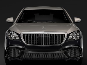 mercedes amg maybach s 65 pullman vv222 2019 Model 3D