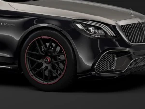 mercedes amg maybach s 65 pullman vv222 2019 3D Model