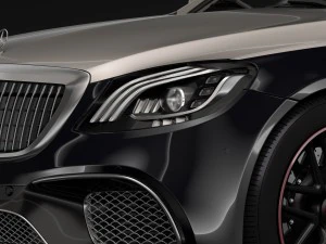 mercedes amg maybach s 65 pullman vv222 2019 3D Model