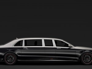 mercedes amg maybach s 65 pullman vv222 2019 Modelo 3D