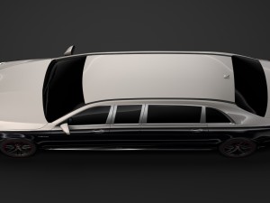 mercedes amg maybach s 65 pullman vv222 2019 Modelo 3D