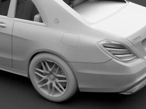 mercedes amg maybach s 65 pullman vv222 2019 3D Model