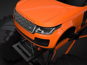 monster truck range rover svautobiography dynamic 3D Model