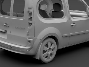 renault kangoo combi l1 2017 3Dモデル