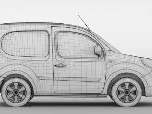 renault kangoo combi l1 2017 3D Model