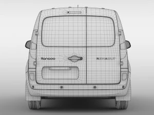 renault kangoo combi l1 2017 3D Model