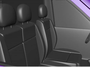 caminh&atilde;o monstro vw transportador Modelo 3D